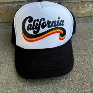 California trucker foam snapback hat